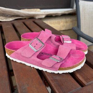 BIRKENSTOCK Arizona  Suede Leather sandals